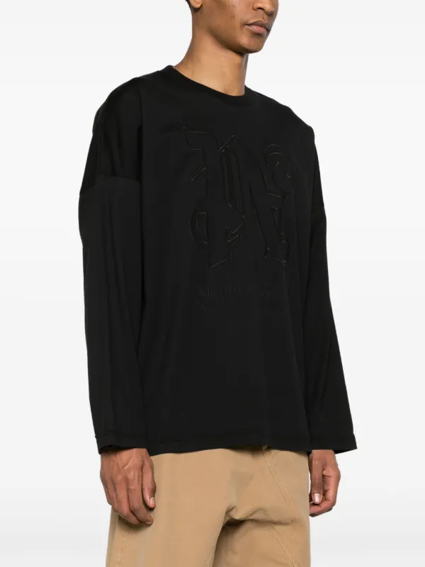 Palm Angels モノグラム Tシャツ | ブラック | FARFETCH JP