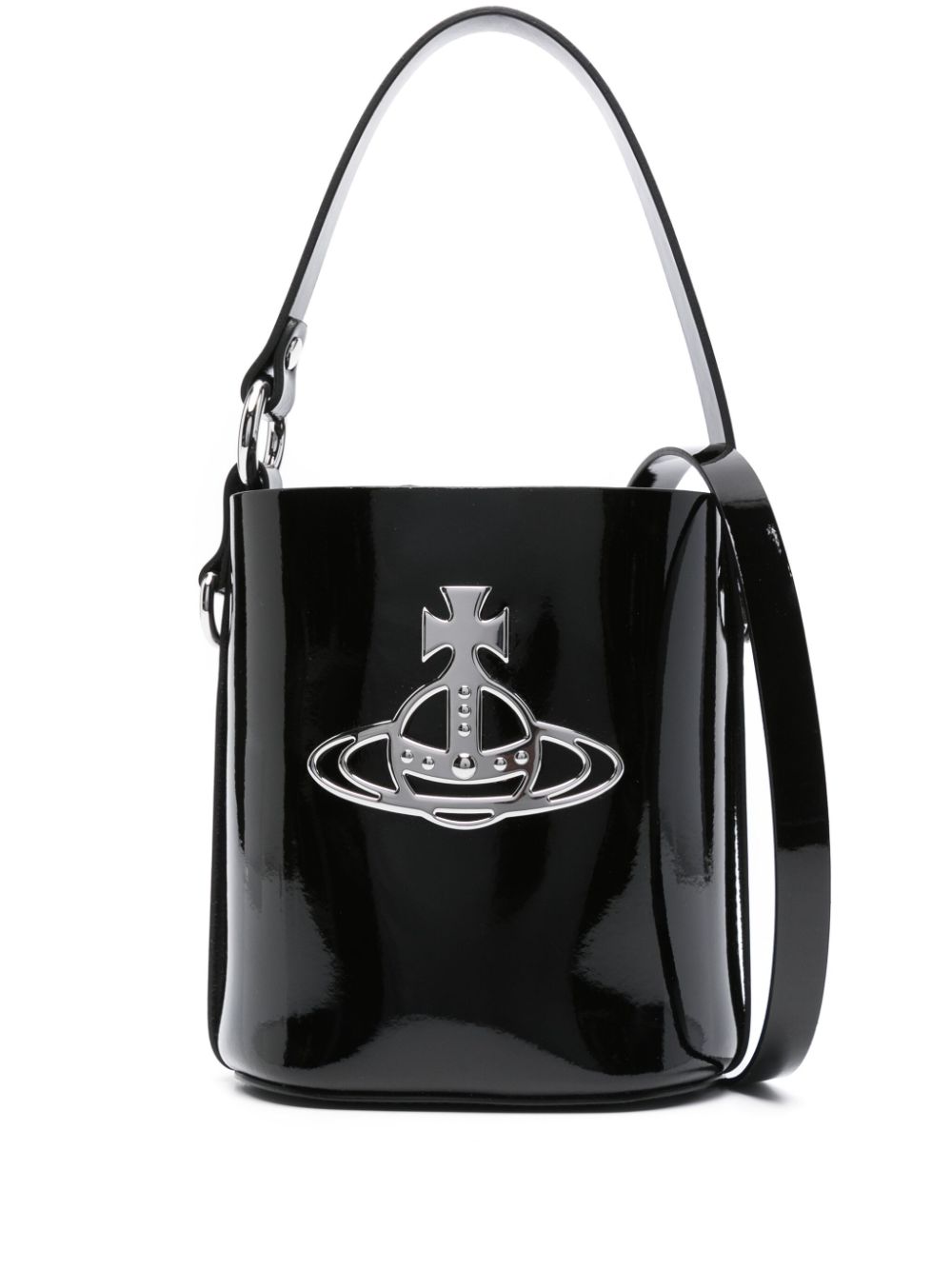 Shop Vivienne Westwood Daisy Bucket Bag In Black