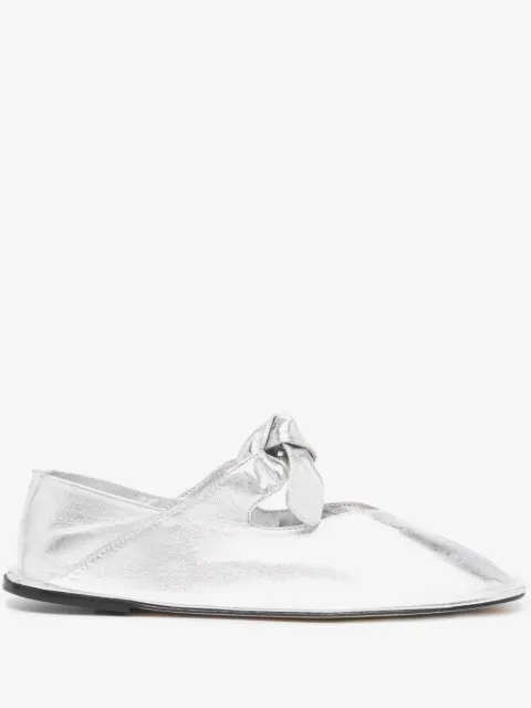 Hereu Llasada metallic ballerina shoes