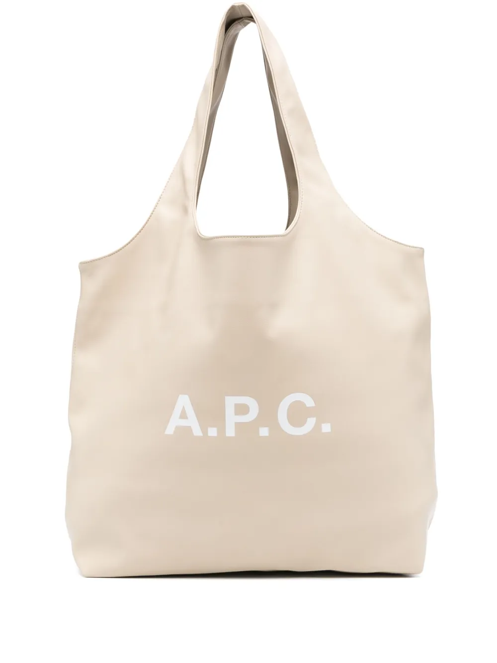 A.P.C. Ninon logo print Tote Bag Farfetch