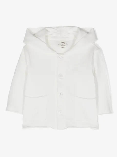 TEDDY & MINOU hooded cotton cardigan
