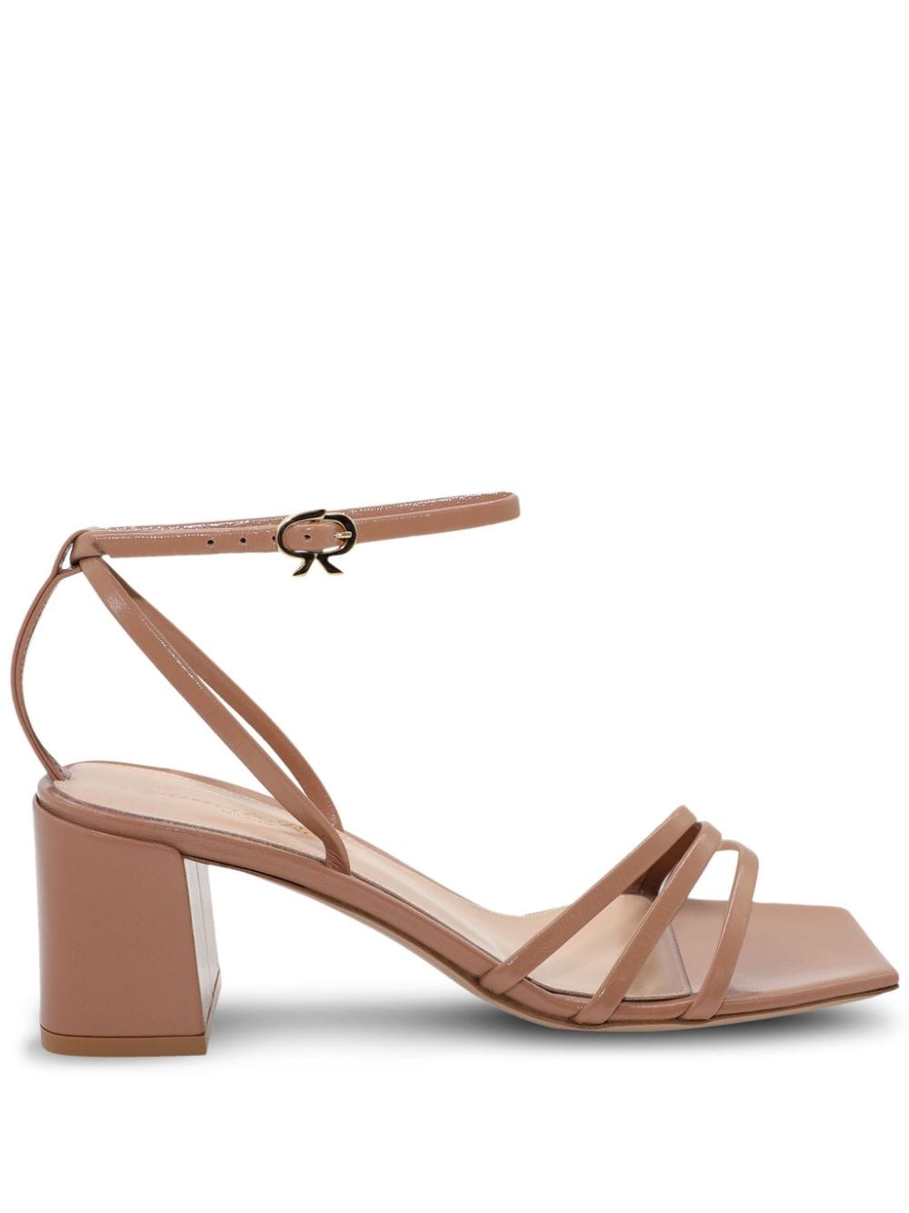 Gianvito Rossi Nuit 55mm Leather Sandals In Brown
