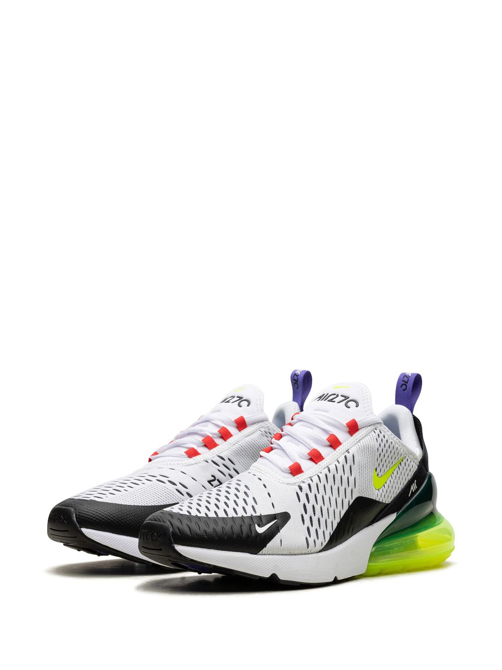 Nike air max 270 white and red size 6 best sale