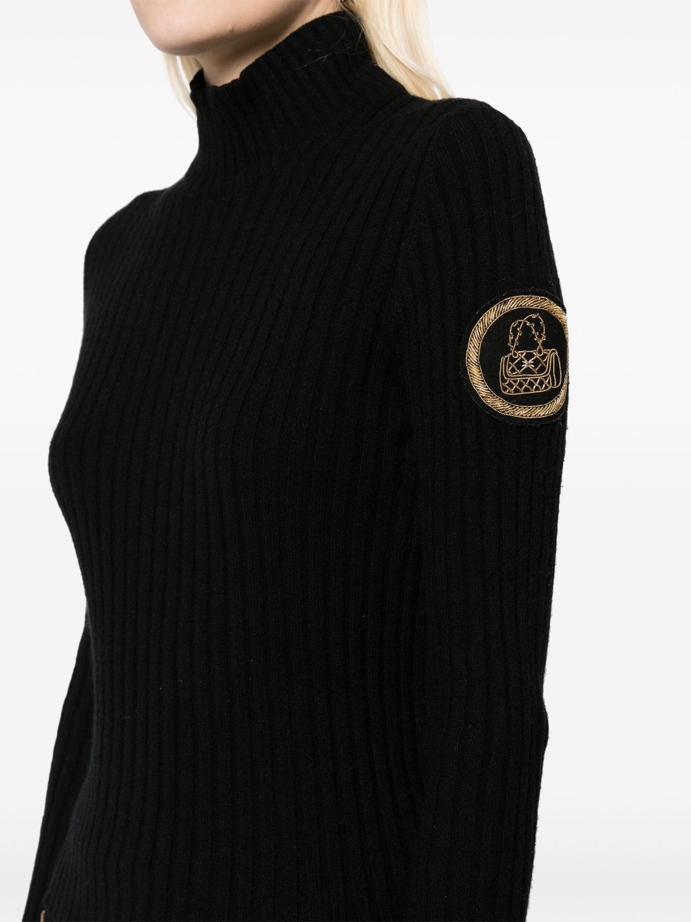 Cheap HOT SALE CHANEL 1996 bead-embellished cashmere jumper Women