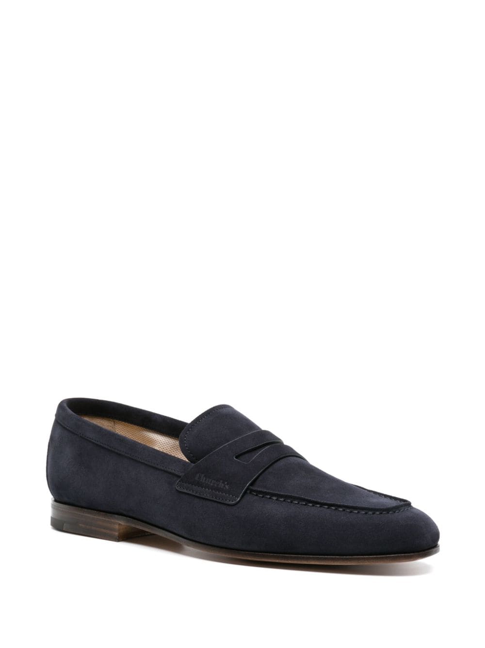 Shop Church's Maltby Suede Loafers In 蓝色