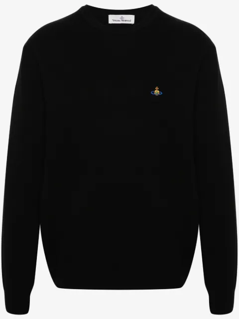Vivienne Westwood Orb-embroidery knit jumper