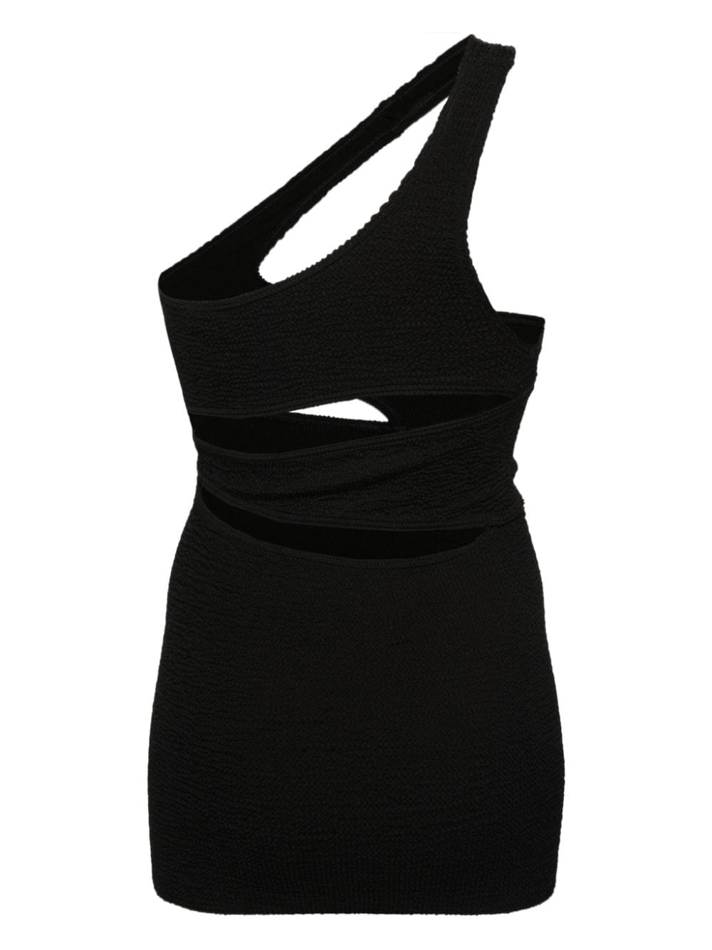 Shop Bondeye Rico Cut-out Mini Dress In Black