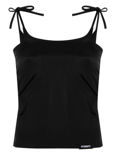 VETEMENTS cut-out panelled tank top
