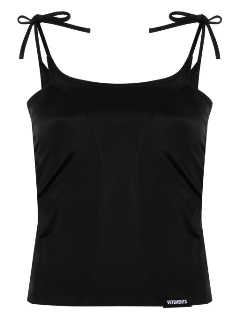 VETEMENTS cut-out panelled tank top