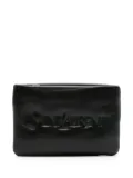 Saint Laurent logo-debossed leather wallet - Black