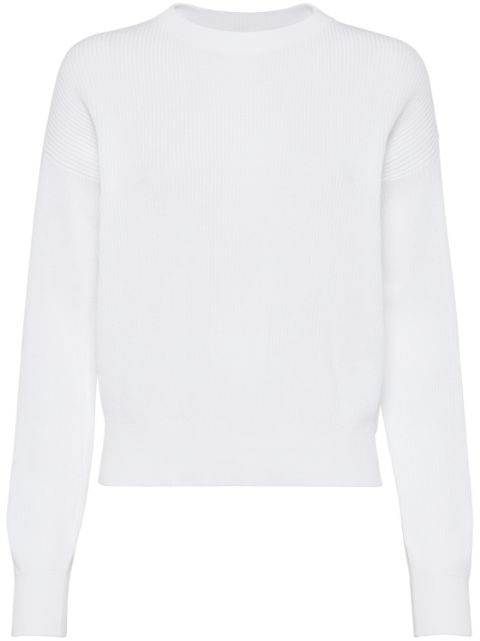 Brunello Cucinelli crew-neck cotton jumper Women