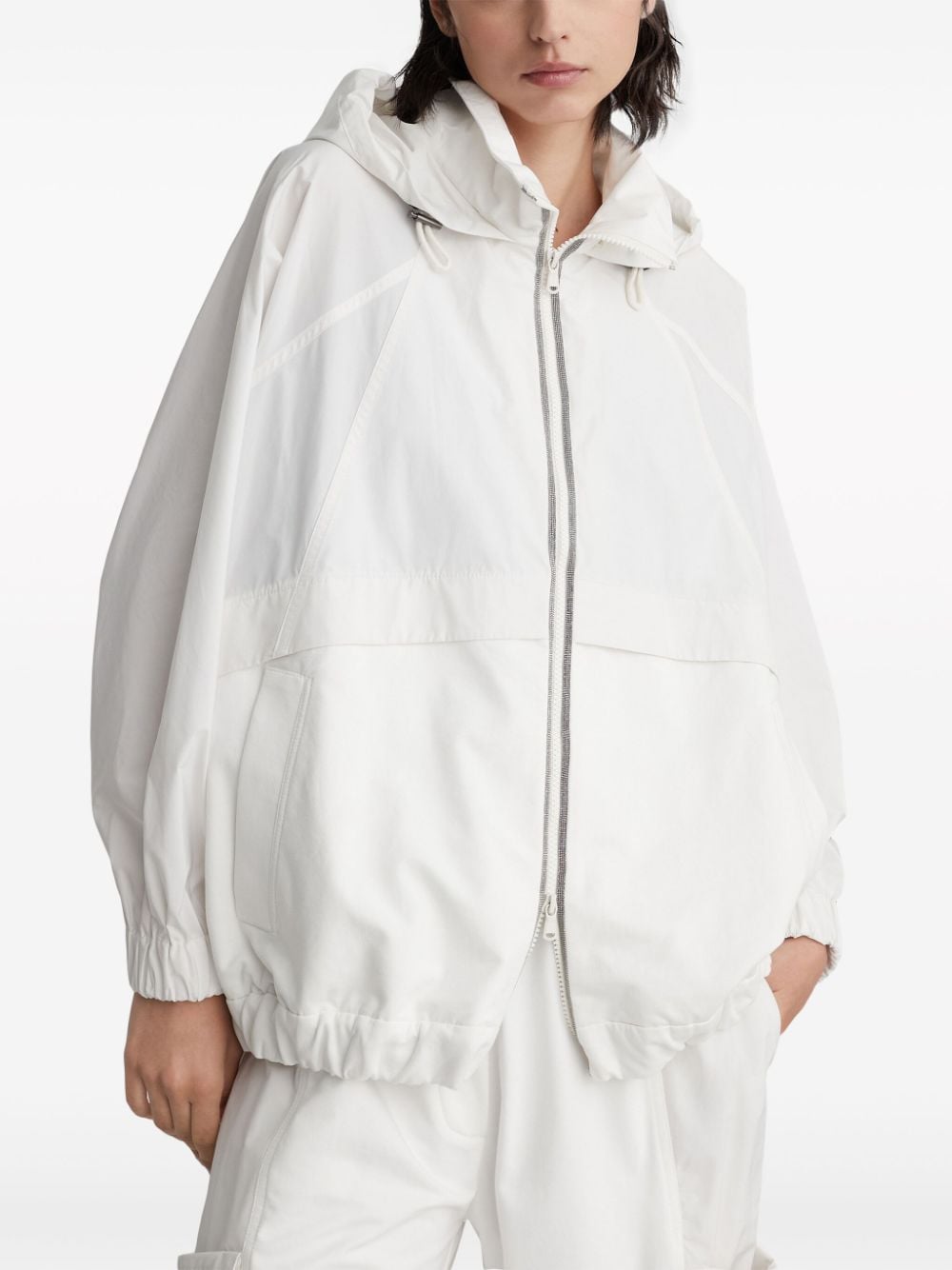 Image 2 of Brunello Cucinelli water-resistant taffeta jacket