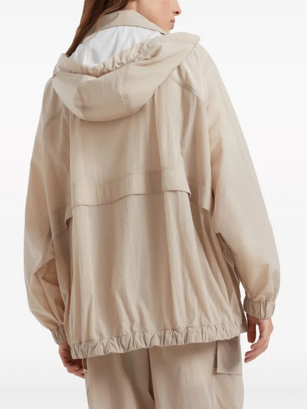 Brunello Cucinelli Lightweight zip-front Jacket | Neutrals
