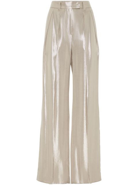 Brunello Cucinelli pleated wide-leg trousers