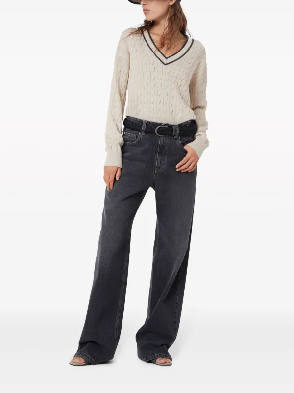 Brunello Cucinelli cable-knit Cotton Jumper - Farfetch
