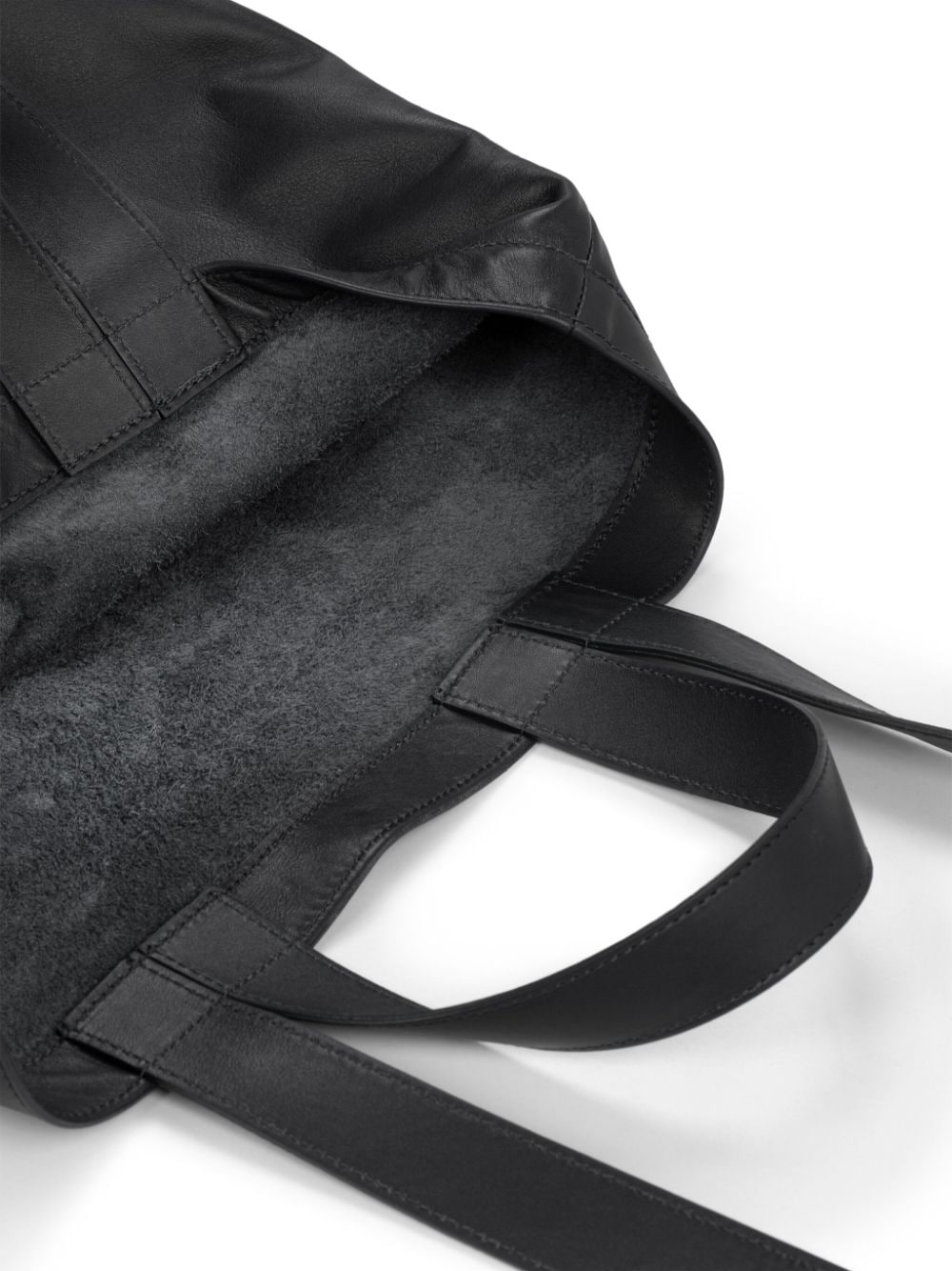 Shop Marsèll Sporta Leather Tote Bag In Black