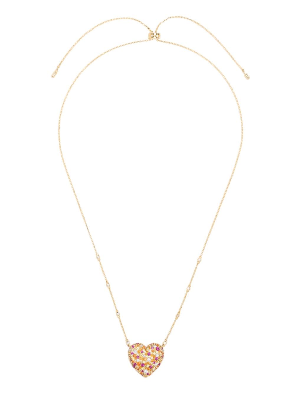 Apm Monaco Heart-pendant Necklace In Gold