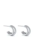 APM Monaco TRIPLE hoop earrings - Silver