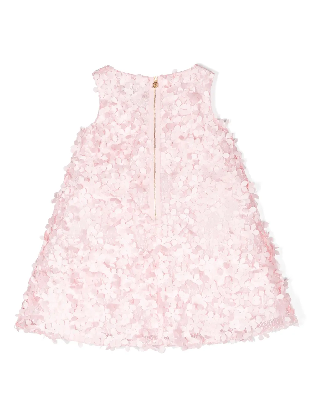 Mi Mi Sol Jurk met bloemenpatch - Roze