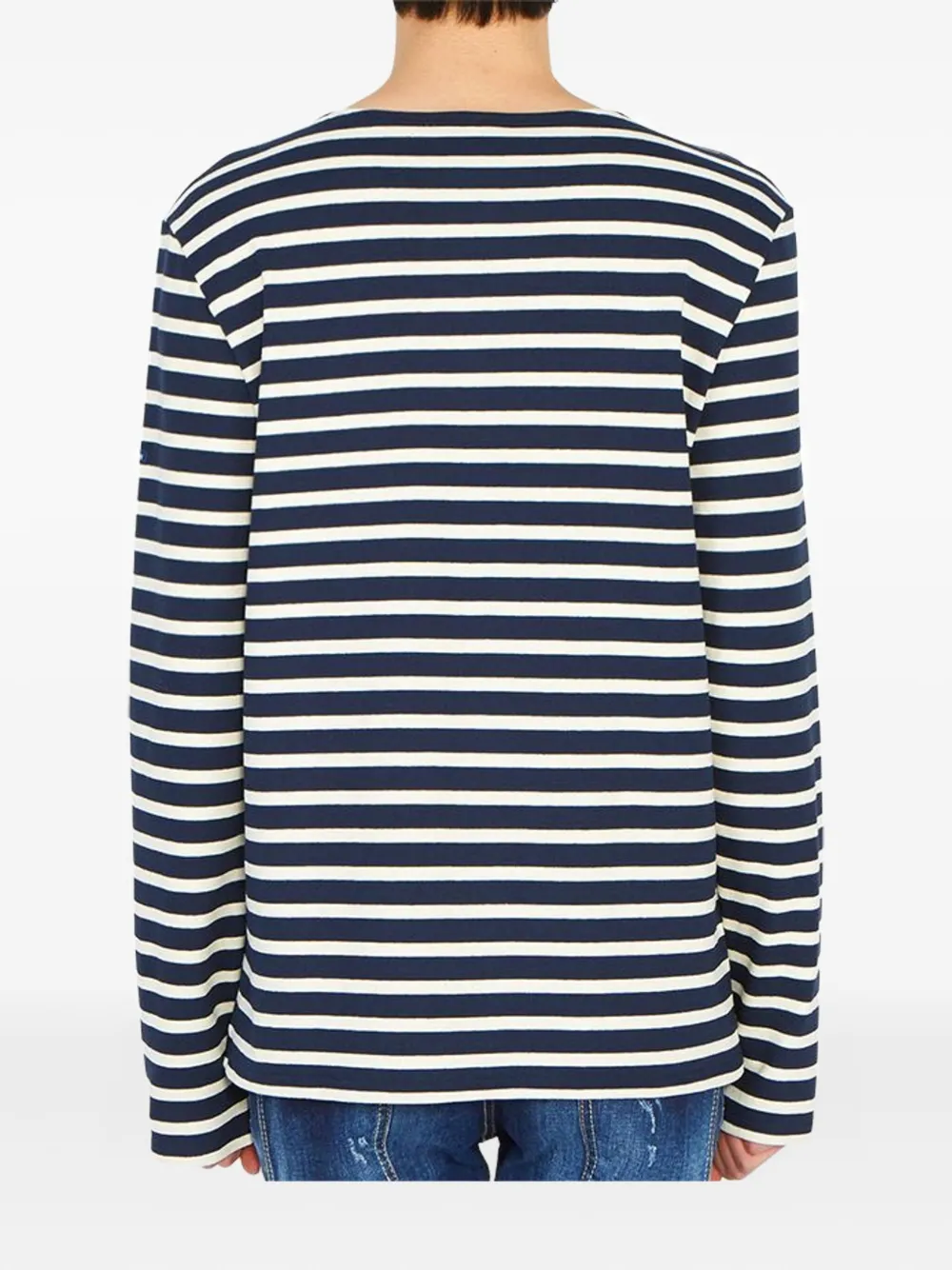 Saint James striped long-sleeve T-shirt - Blauw