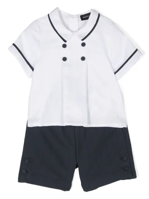 Monnalisa box-pleated shorts set