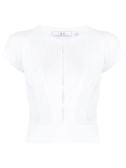 IRO t-shirt à découpes - Blanc - IRO - Modalova