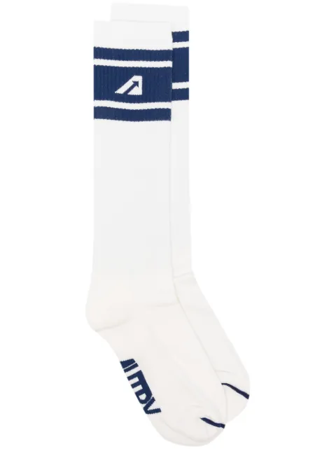 Autry chaussettes à logo en jacquard