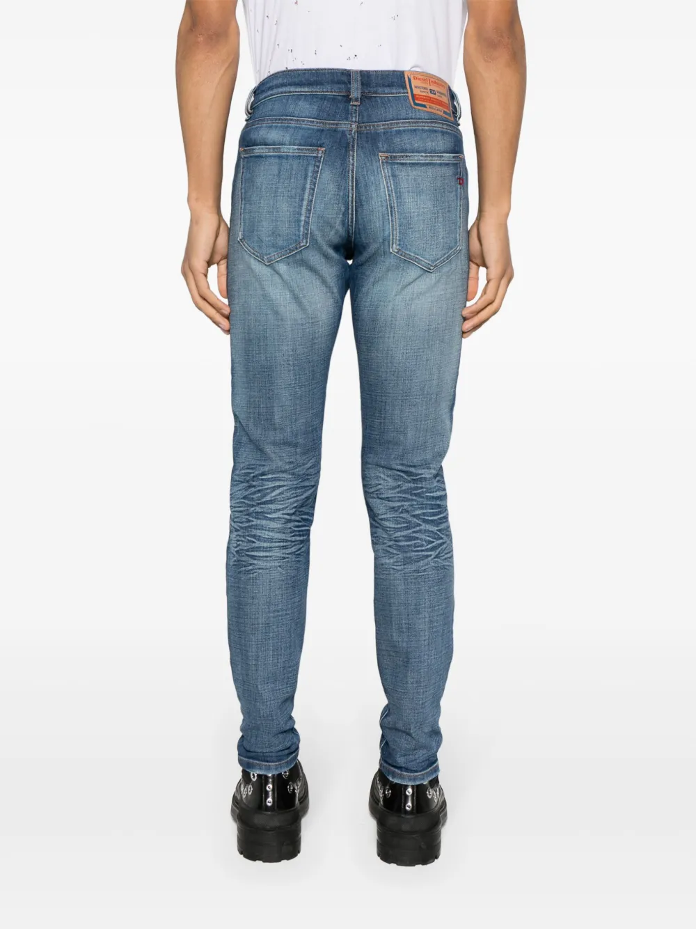 Shop Diesel 2019 D-strukt Slim-fit Jeans In Blue