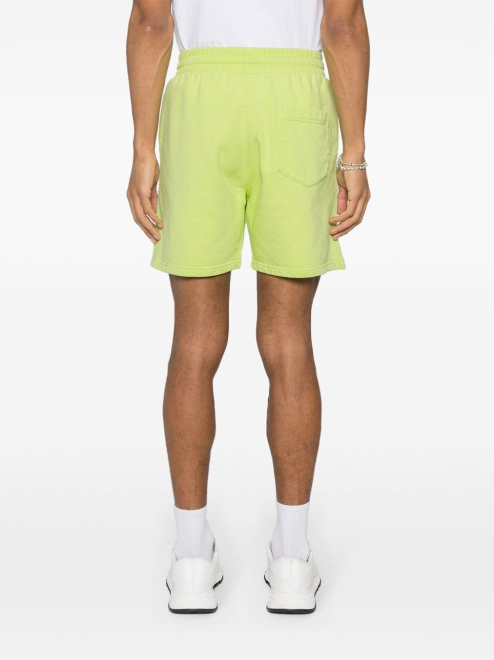 Shop Casablanca Tennis Club-embroidered Track Shorts In Green