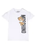 Moschino Kids Teddy Bear cotton dress - White