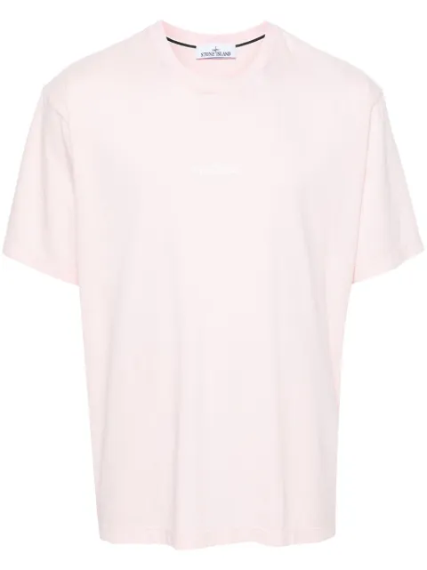 Stone Island playera con logo estampado