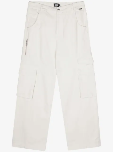 GCDS Ultracargo wide-leg trousers