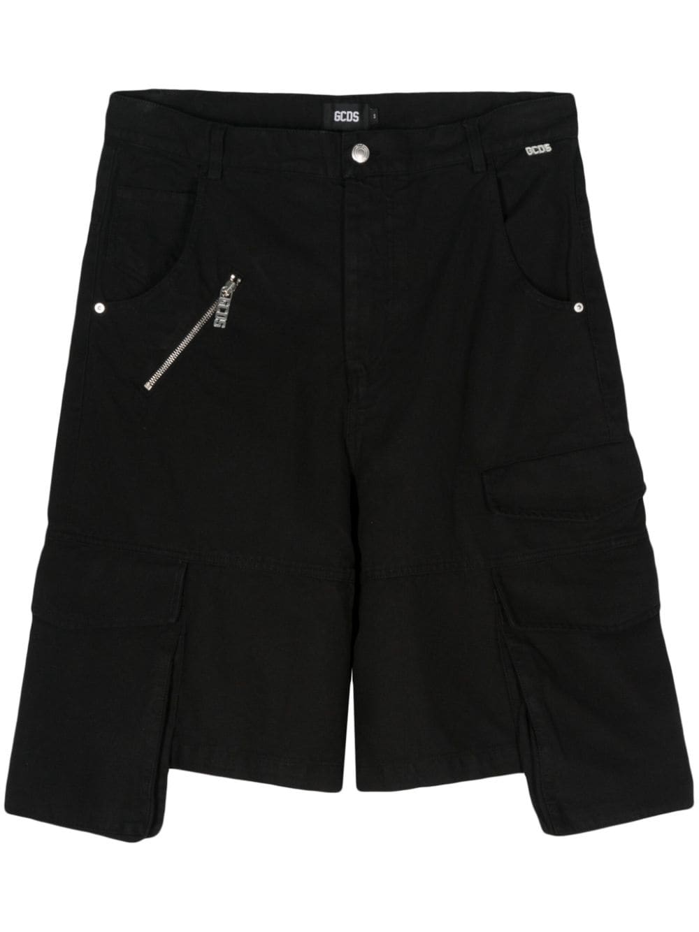Gcds Ultracargo Bermuda Shorts In Black