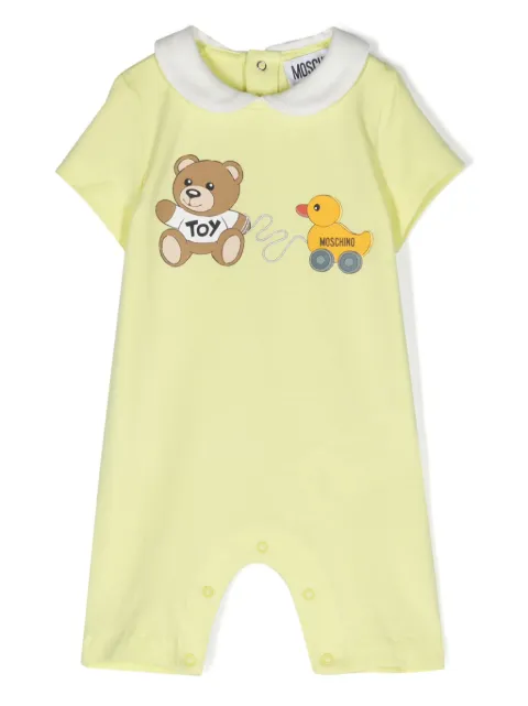 Moschino Kids romper con ilustración estampada