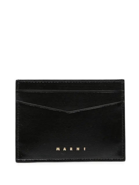 Marni logo-debossed cardholder