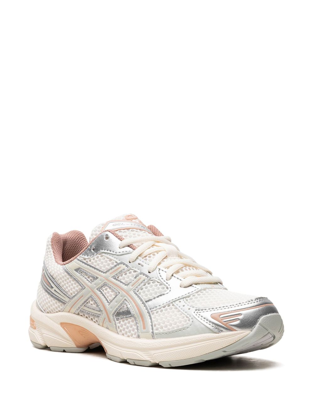 Shop Asics Gel-1130 Lace-up Sneakers In White