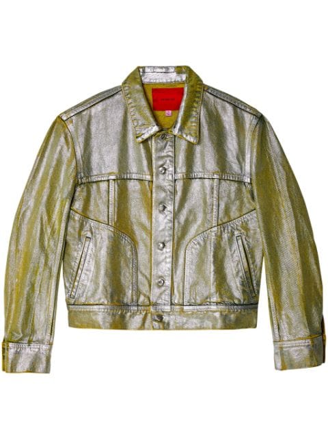 Eckhaus Latta EL coated denim jacket
