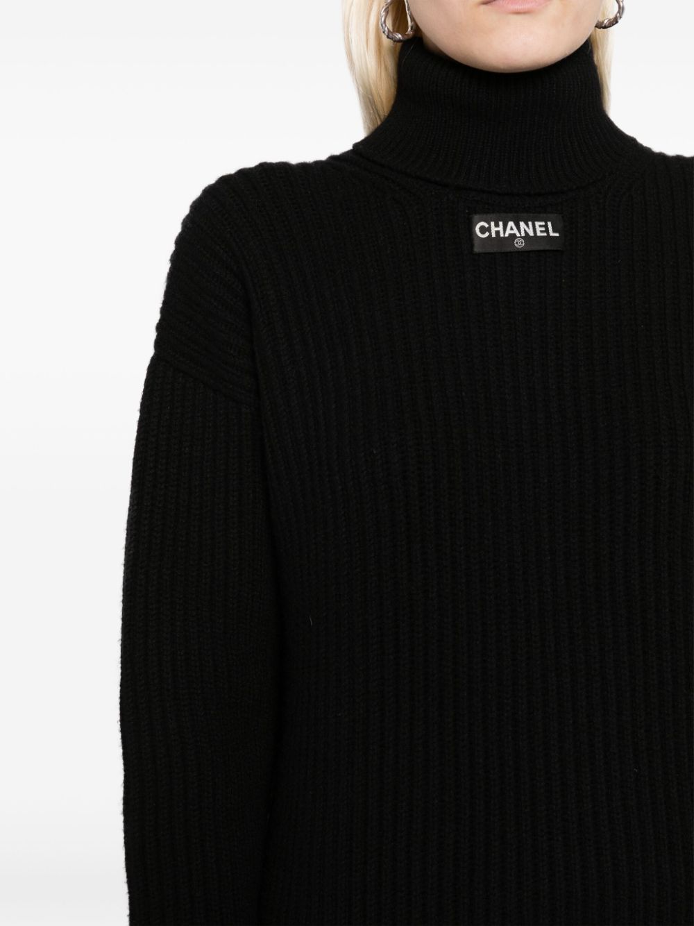 Affordable HOT SALE CHANEL 1994 bead-embellished cashmere jumper Women