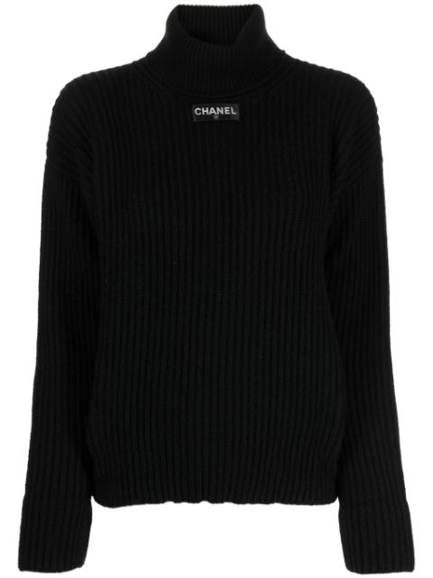 CHANEL 1994 bead-embellished cashmere jumper Women