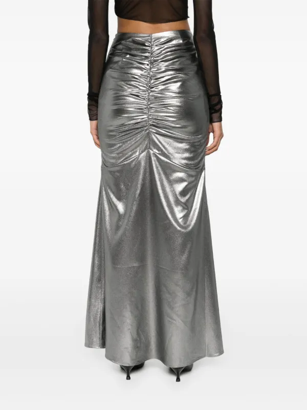 ROTATE BIRGER CHRISTENSEN semi-train metallic-effect Maxi