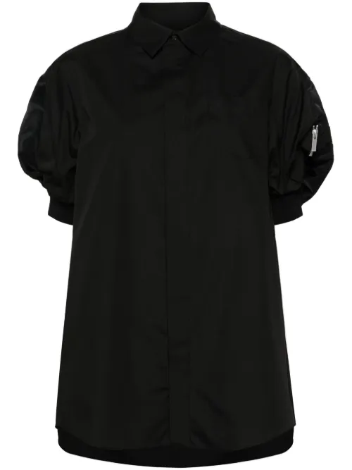 Robe-chemise à coupe courte - sacai - Modalova