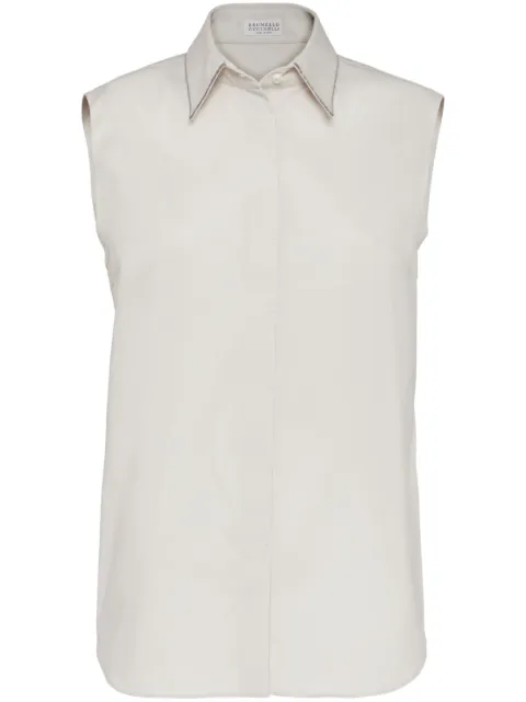 Brunello Cucinelli camisa sin mangas