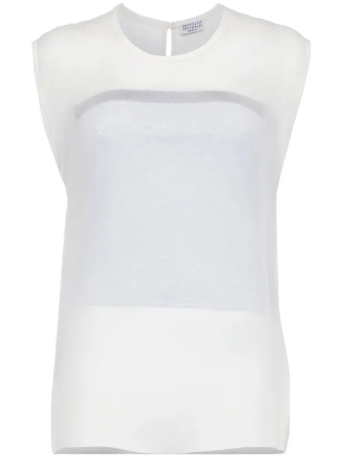Ensemble-débardeur à design transparent - Brunello Cucinelli - Modalova