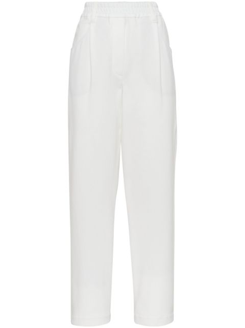 Brunello Cucinelli tapered cropped trousers Women