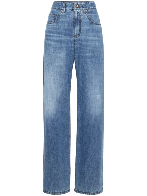 Brunello Cucinelli straight-leg Jeans | Blue | FARFETCH