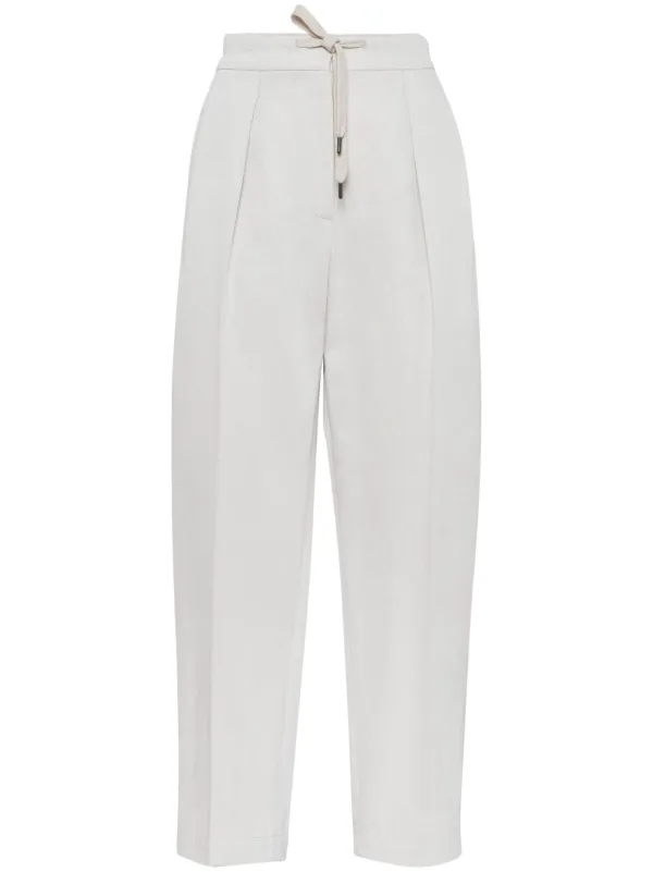 ボトムスその他 BRUNELLO CUCINELLI Women Pants MH561P8534C455 White 22613264_53009657_600.jpg