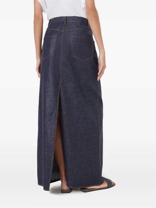 Brunello Cucinelli デニム マキシスカート - Farfetch 