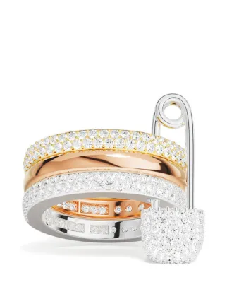 APM Monaco セーフティピン リング | シルバートーン | FARFETCH JP