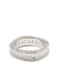 APM Monaco pavé band ring - Silver