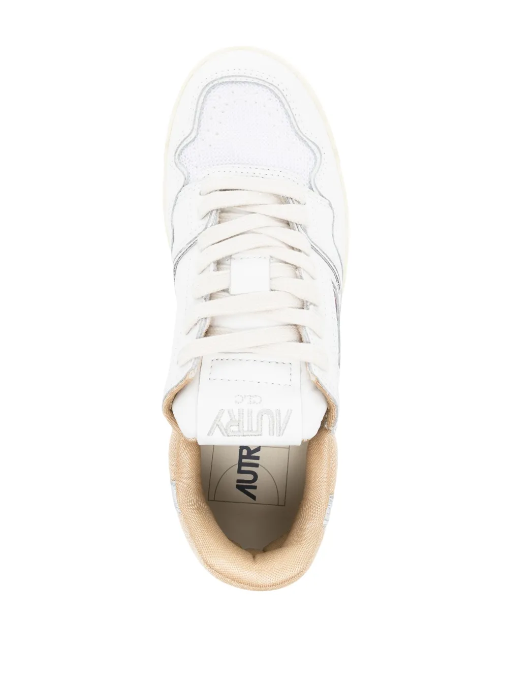 Autry Clc Leather Sneakers In White